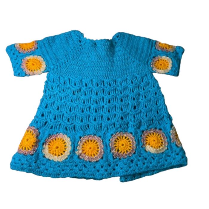 Granny square crochet frock (Design no. 2) - Image 3