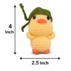 handmade crochet chick mini amigurumi bird decor