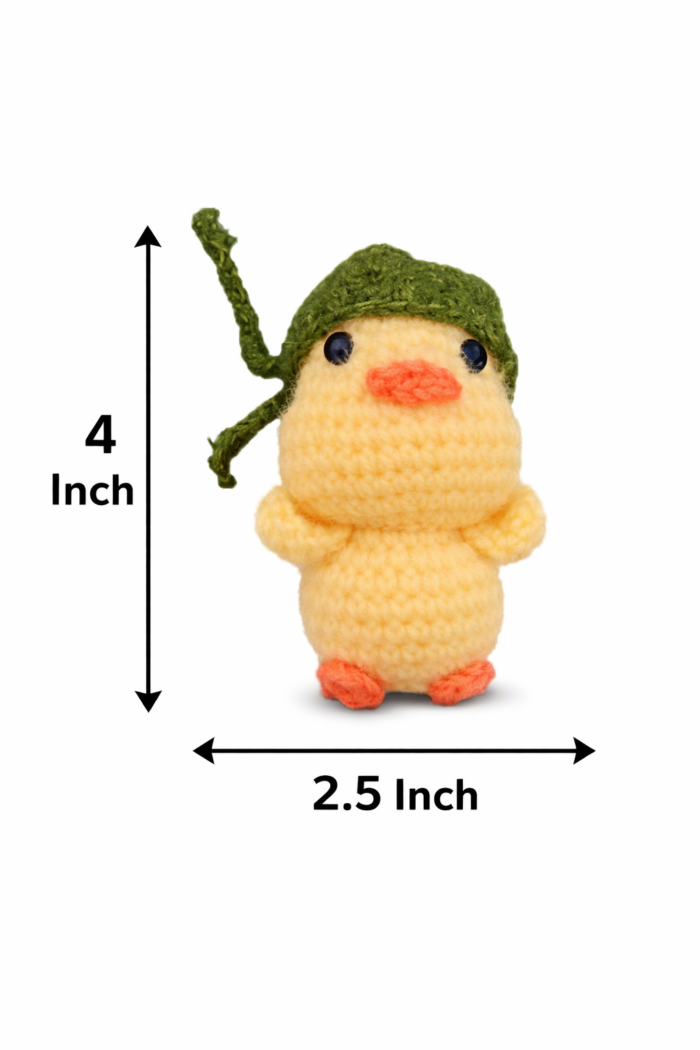 handmade crochet chick mini amigurumi bird decor